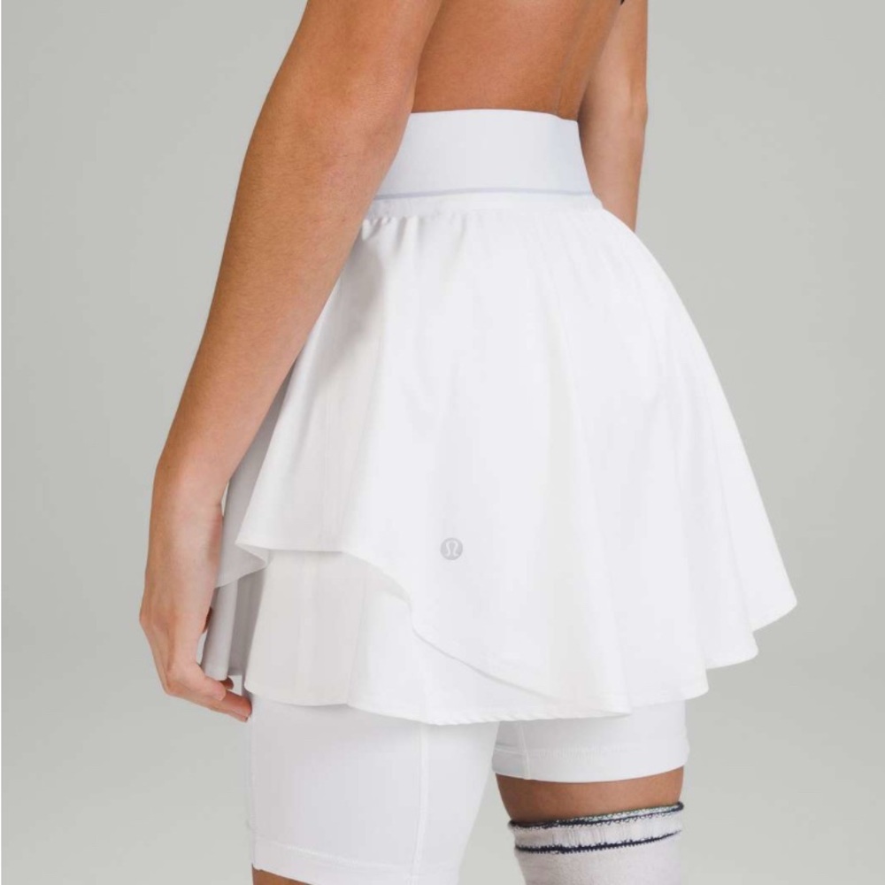 Lululemon Court Rival High-Rise Tennis Skirt | White | Size 4 | NWT - Picture 1 of 8